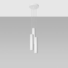Lampe suspendue LAGOS 3P blanc