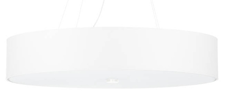 Lustre SKALA 70 blanc + 6x ampoule LED E27 4000K Froid 7.5W 650lm