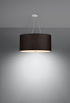 Lustre OTTO 60 noir + 5x ampoule LED E27 3000K Warm 7.5W 620lm