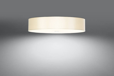 Plafond SKALA 70 blanc + 6x ampoule LED E27 3000K Warm 7.5W 620lm