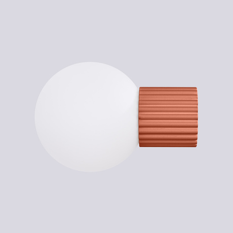 Applique HALO rouge ochra IP44