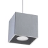 Lampe suspendue QUAD 1 gris