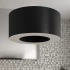 Lustre SATURNO SLIM 70 noir
