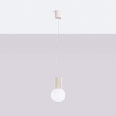 Lampe suspendue HALO 1 beige