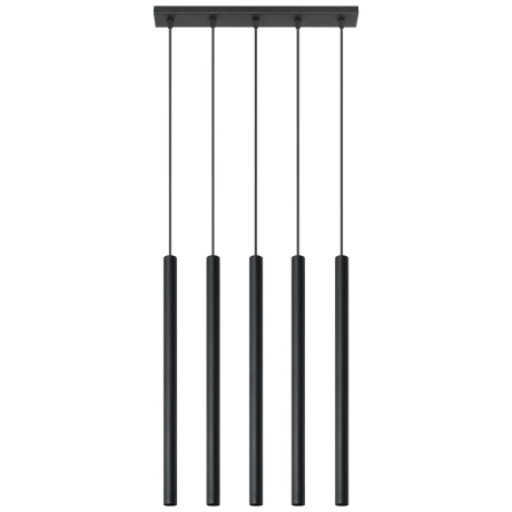 Lampe pendante PASTELO 5 noir