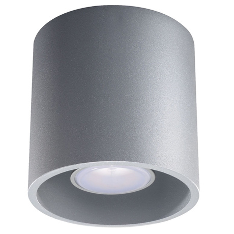 Plafond ORBIS 1 gris + 1x ampoule LED GU-10 3000K Warm 7W 620lm