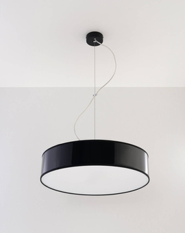 Lampe suspendue ARENA 45 BLACK + 3x ampoule LED E27 3000K Warm 7.5W 620lm