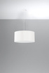 Lustre OTTO 50 blanc + 5x ampoule LED E27 4000K Froid 7.5W 650lm