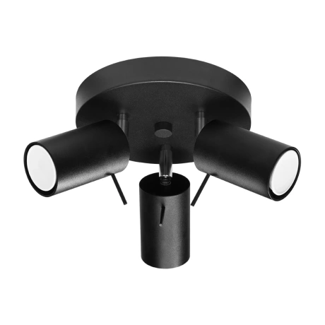 Plafonnier RING 3P noir