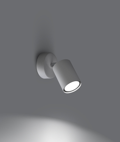 Applique LEMMI 1 blanche + 1x ampoule LED GU-10 4000K froide 7W 530lm