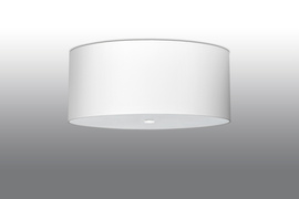 Plafond OTTO 60 blanc + 5x ampoule LED E27 4000K Froid 7.5W 650lm