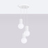 Lampe suspendue HALO 3P blanc