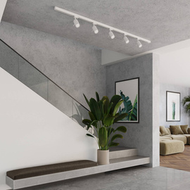 Plafonnier, 5 points, système de rail triphasé, RING