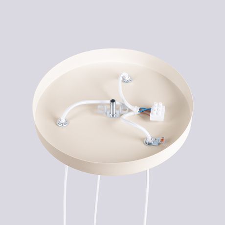 Lampe suspendue HALO 3P beige