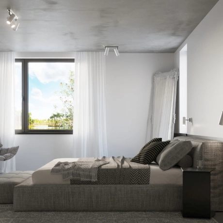 Plafonnier DIREZIONE 1 blanc