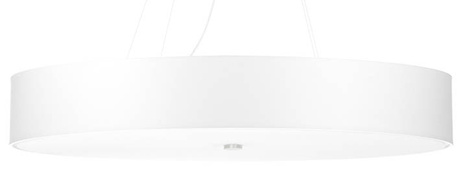 Lustre SKALA 90 blanc + 6x ampoule LED E27 3000K Warm 7.5W 620lm