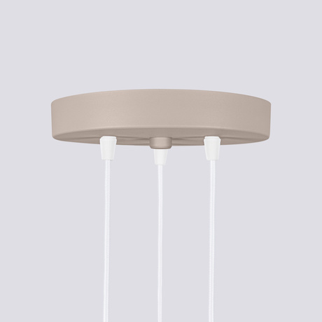 Lampe suspendue KARBON 3P taupe