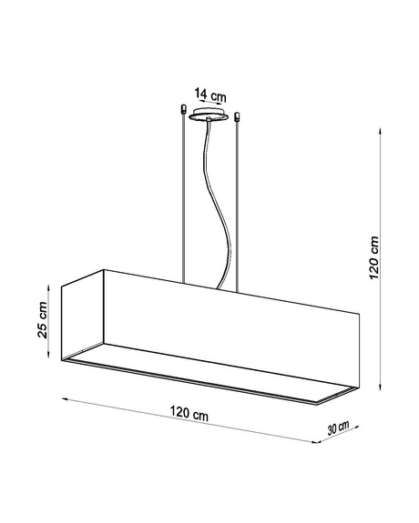 Lustre SANTA 120 blanc + 5x ampoule LED E27 4000K Froid 7.5W 650lm