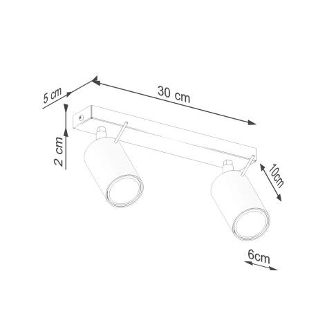 Plafonnier RING 2 vert olive