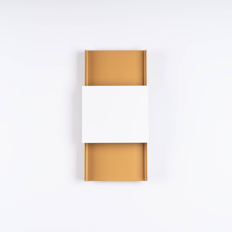 Applique DURLIN or/blanc + 2x ampoule LED G9 3000K Warm 4.5W 450lm