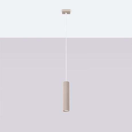 Lampe suspendue KARBON 1 taupe