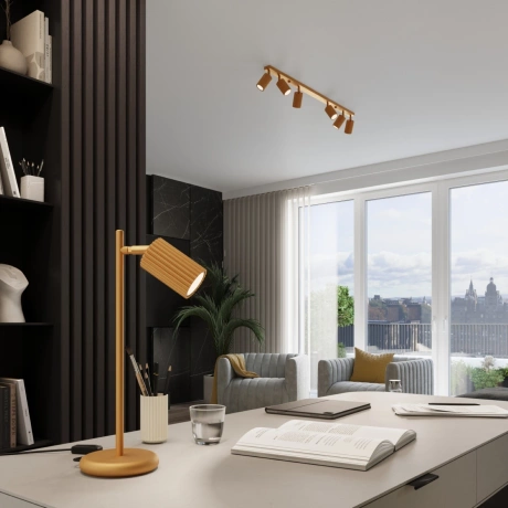 Lampe suspendue KARBON 2 or