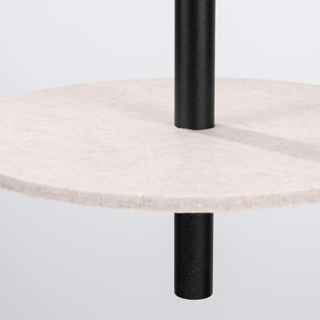 Lampe suspendue FELTRO 1 noir/beige