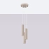 Lampe suspendue KARBON 3P taupe