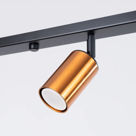 Plafonnier WINX 6L noir/cooper