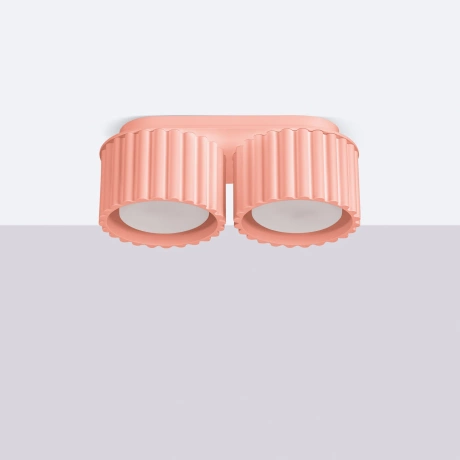 Plafonnier AURA 2 peach Gx53