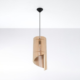 Lampe pendante ALEXIA en bois