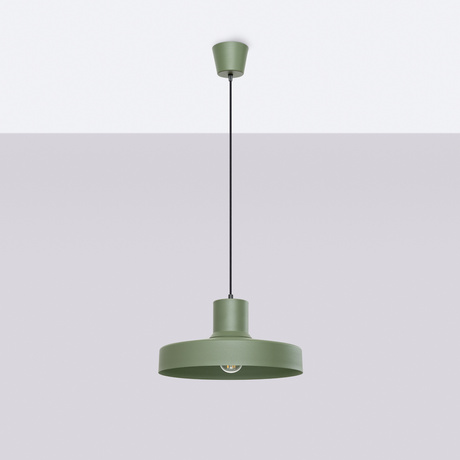 Lampe suspendue BILO vert olive