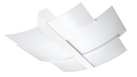 Plafond CELIA blanc + 3x ampoule LED E27 4000K Froid 7.5W 650lm