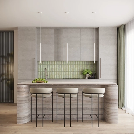 Lampe suspendue ARCHE 3P blanc