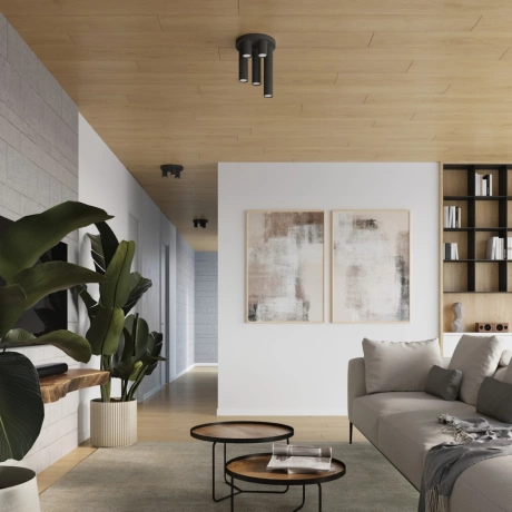 Plafonnier LAGOS 5P blanc