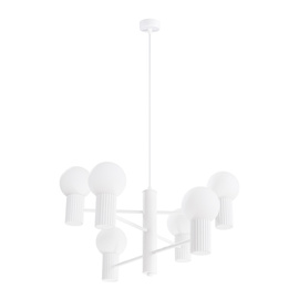 Lustre HALO 6 blanc