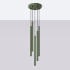 Lampe pendante PASTELO 5P vert olive