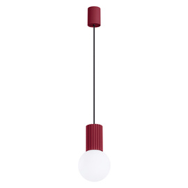 Lampe suspendue HALO 1 bordeaux