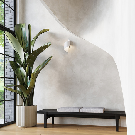 Applique TALASSA blanc + 1x ampoule LED G9 4000K Froid 4.5W 460lm