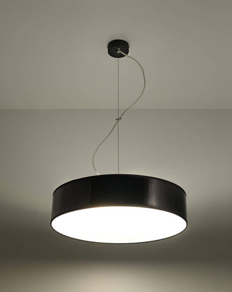 Lampe suspendue ARENA 45 BLACK + 3x ampoule LED E27 3000K Warm 7.5W 620lm