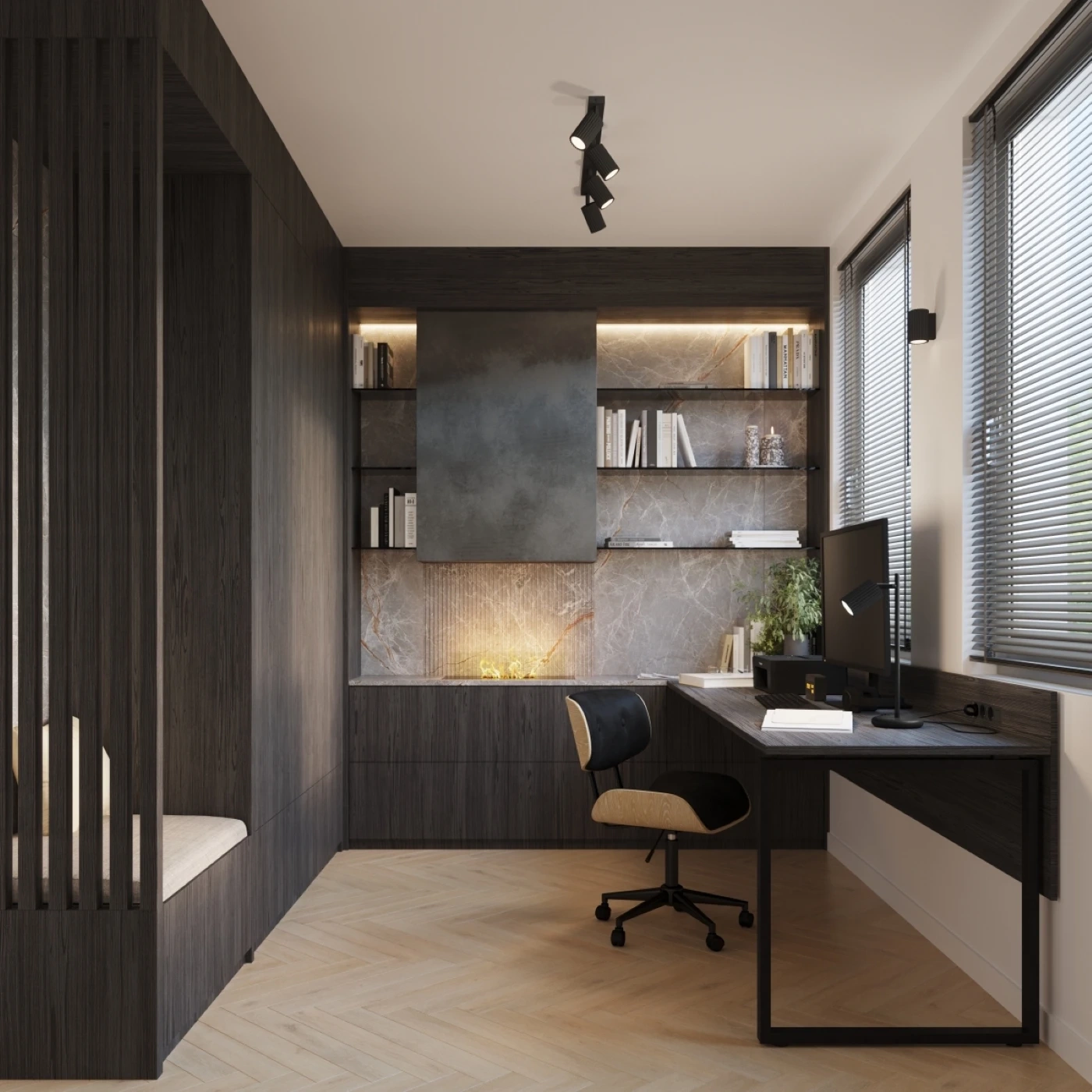 Applique KARBON 10 noir