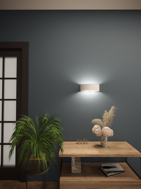 Applique en céramique ATENA 30 blanc + 1x ampoule LED E27 4000K Froid 7.5W 650lm