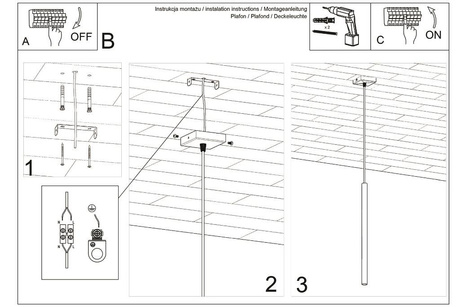 PASTELO 1 lampe suspendue blanche + 1x ampoule LED G9 3000K Warm 4,5W 510lm
