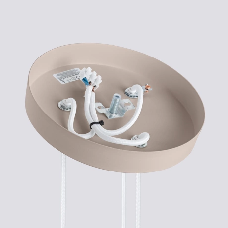 Lampe suspendue KARBON 3P taupe