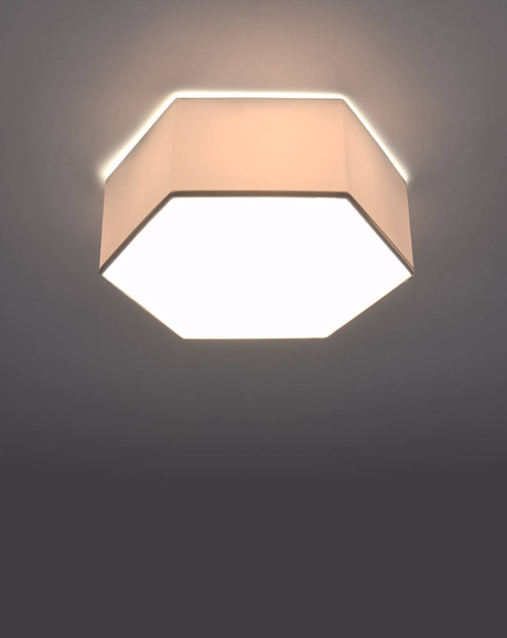 Plafond SUNDE 11 blanc + 2x ampoule LED E27 3000K Warm 7.5W 620lm