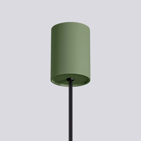 Lampe pendante HALO 1 vert olive