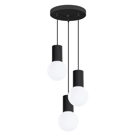 Lampe suspendue HALO 3P noir