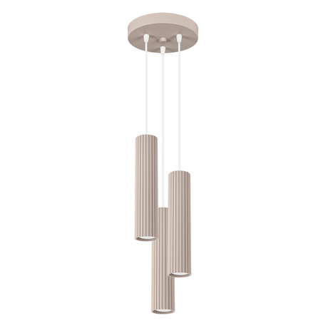 Lampe suspendue KARBON 3P taupe