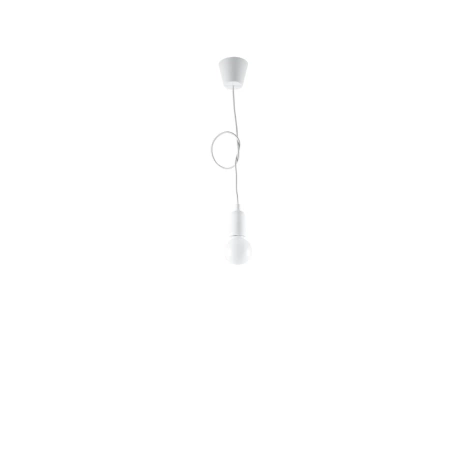 Lampe suspendue DIEGO 1 blanc