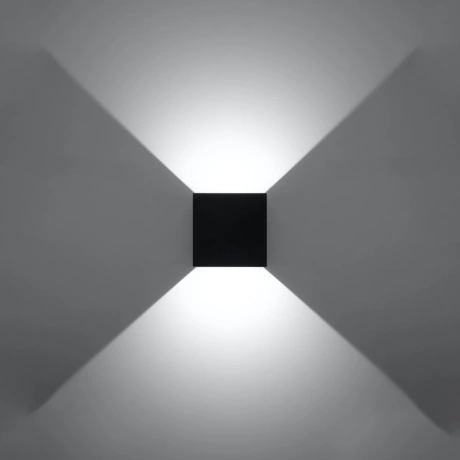 Applique LUCA noir LED IP54